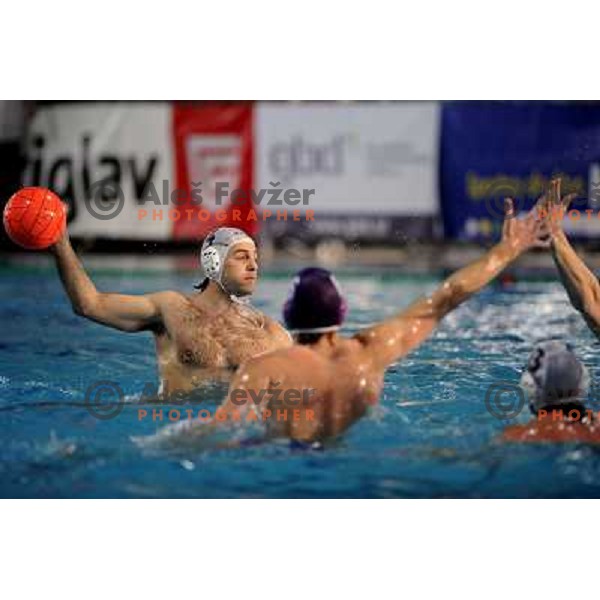 Pupovac (4) at match UTE (Hungary)- Opatija (Croatia) in final of Alpe Adria water polo league tournament in Kranj 9.3.2008. UTE became champion with victory 16:6. Photo by Ales Fevzer 