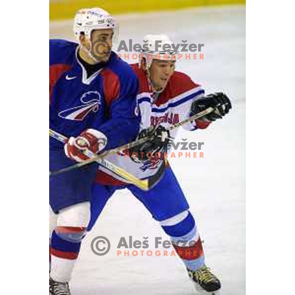 Igor Beribak of Slovenia Ice-Hockey team during World Championship group B in Ljubljana, Slovenia on April 2001