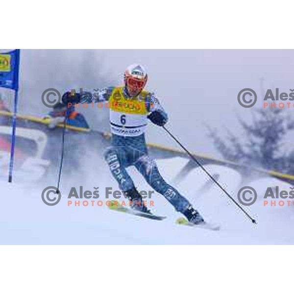 Bode Miller at FIS Alpine World Cup Giant Slalom for Vitranc Cup in Kranjska gora, Slovenia on December 21 , 2001