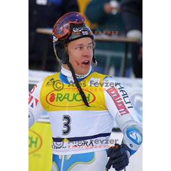 Sami Uotila at FIS Alpine World Cup Giant Slalom for Vitranc Cup in Kranjska gora, Slovenia on December 21 , 2001