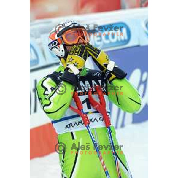 Mitja Kunc at FIS Alpine World Cup Slalom for Vitranc Cup in Kranjska gora, Slovenia on December 22 , 2001