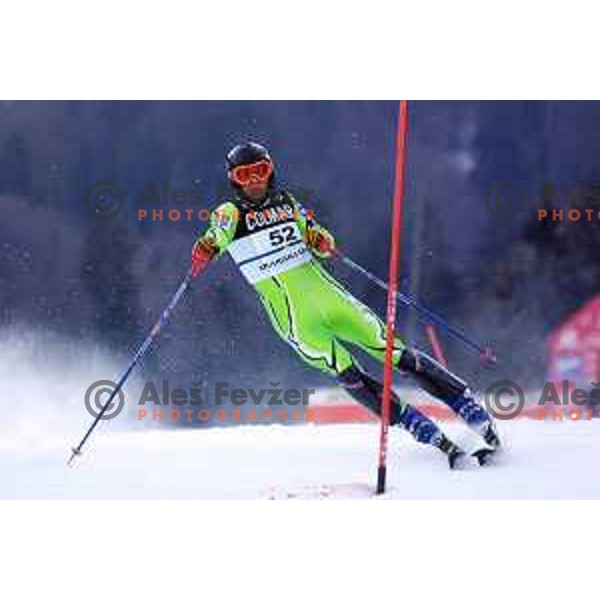 Mitja Valencic at FIS Alpine World Cup Slalom for Vitranc Cup in Kranjska gora, Slovenia on December 22 , 2001
