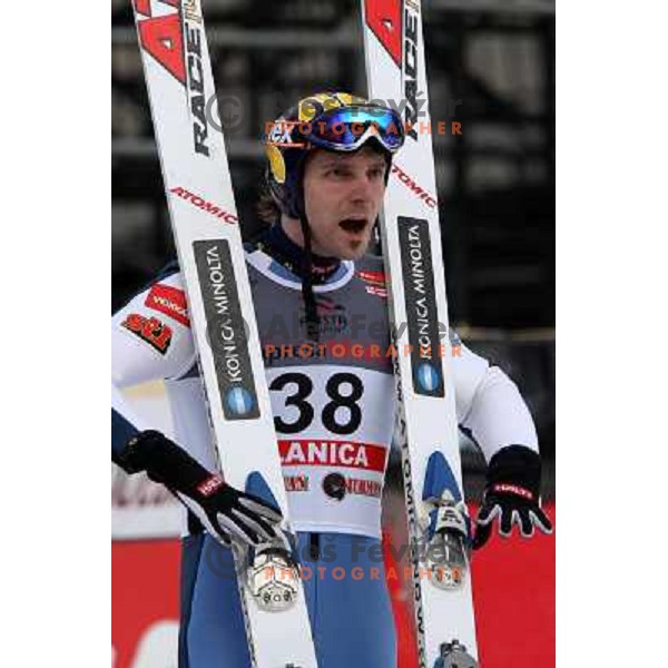 Janne Ahonen (FIN) at e.on Ruhrgas FIS World Cup Ski jumping competition on 215 meters Flying Hill in Planica (Slovenia) on 14.3.2008. Photo by Ales Fevzer 