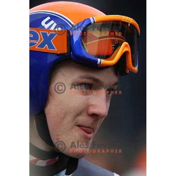 Tom Hilde (NOR) at e.on Ruhrgas FIS World Cup Ski jumping competition on 215 meters Flying Hill in Planica (Slovenia) on 14.3.2008. Photo by Ales Fevzer 