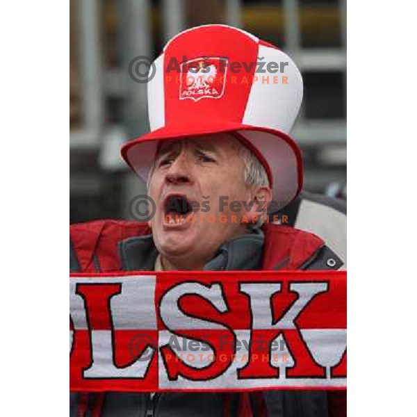 Fan of Adam Malysz at e.on Ruhrgas FIS World Cup Ski jumping competition on 215 meters Flying Hill in Planica (Slovenia) on 14.3.2008. Photo by Ales Fevzer 
