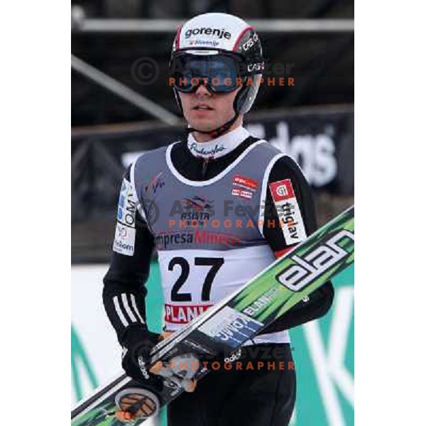 Jernej Damjan (SLO) at e.on Ruhrgas FIS World Cup Ski jumping competition on 215 meters Flying Hill in Planica (Slovenia) on 14.3.2008. Photo by Ales Fevzer 