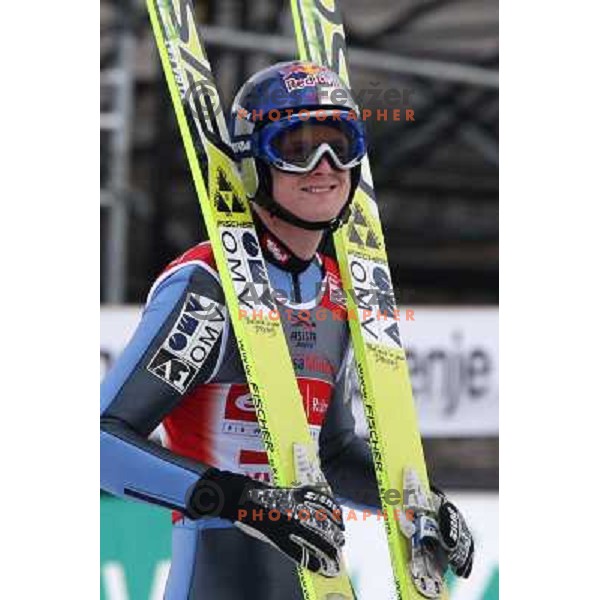 Thomas Morgenstern (AUT) at e.on Ruhrgas FIS World Cup Ski jumping competition on 215 meters Flying Hill in Planica (Slovenia) on 14.3.2008. Photo by Ales Fevzer 