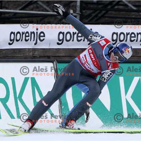 Thomas Morgenstern (AUT) at e.on Ruhrgas FIS World Cup Ski jumping competition on 215 meters Flying Hill in Planica (Slovenia) on 14.3.2008. Photo by Ales Fevzer 