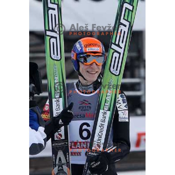 Jurij Tepes (SLO) at e.on Ruhrgas FIS World Cup Ski jumping competition on 215 meters Flying Hill in Planica (Slovenia) on 14.3.2008. Photo by Ales Fevzer 