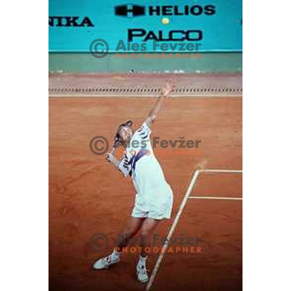 Magnus Larsson (SWE), winner of Slovenia Open, ATP Challenger in Domzale on May 1990 and 1992