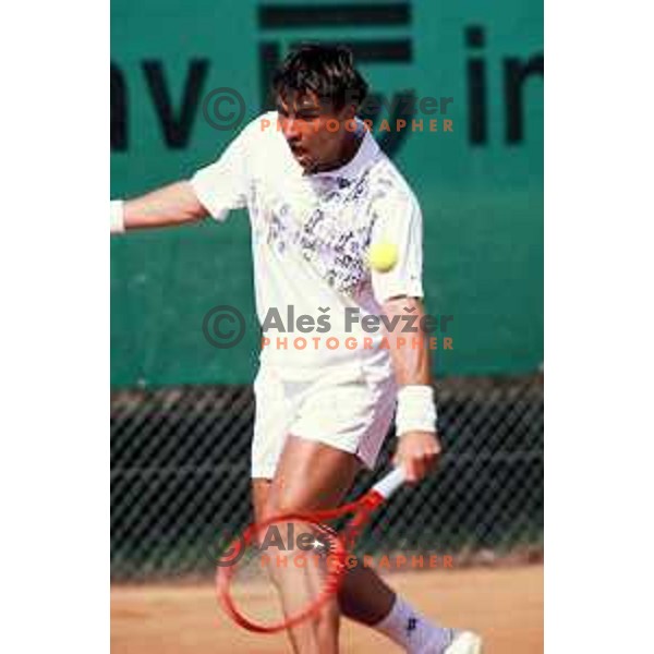Blaz trupej at Slovenia Open, ATP Challenger in Domzale on May 1992