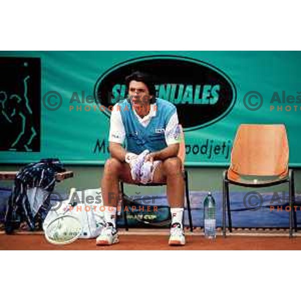 Boban Zivojinovic, winner of Slovenia Open, ATP Challenger in Domzale on May 1991