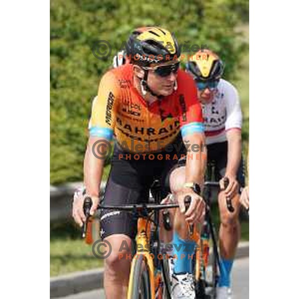 Luka Pibernik during World Cycling day practice ride in Slovenia on June 3, 2020