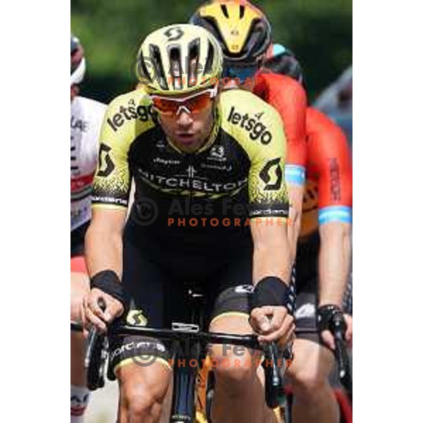 Luka Mezgec during World Cycling day practice ride in Slovenia on June 3, 2020
