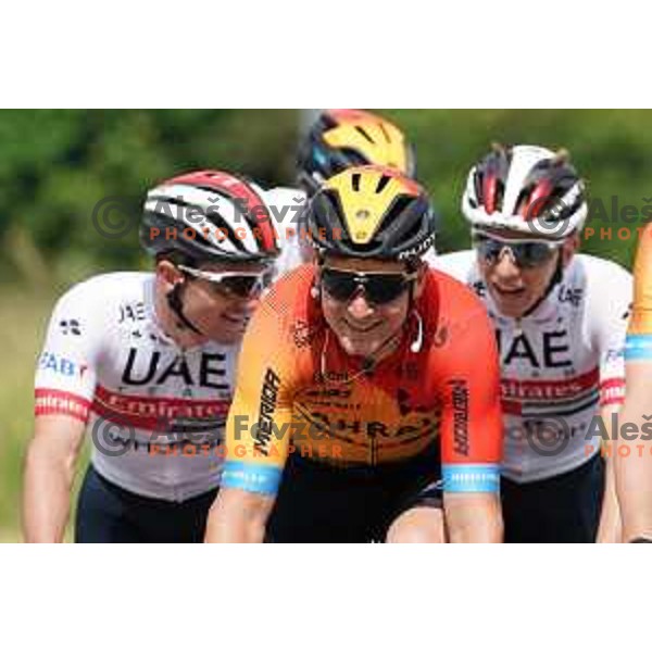 Luka Pibernik during World Cycling day practice ride in Slovenia on June 3, 2020