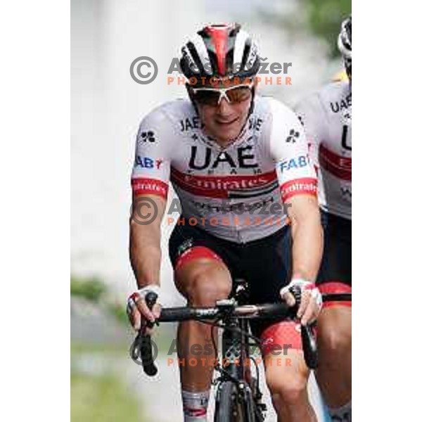 Jan Polanc during World Cycling day practice in Slovenia on June 3, 2020