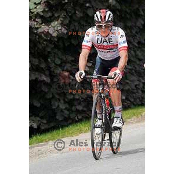 Jan Polanc during World Cycling day practice in Slovenia on June 3, 2020