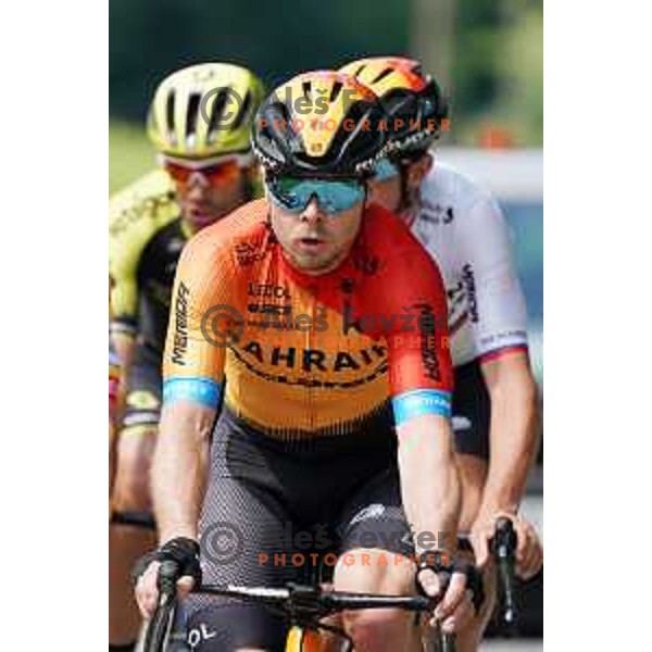 Jan Tratnik during World Cycling day practice in Slovenia on June 3, 2020
