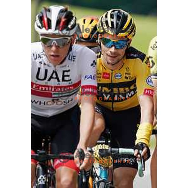Primoz Roglic during World Cycling day practice ride in Slovenia on June 3, 2020