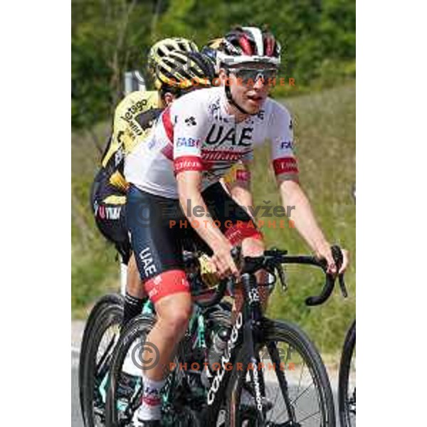 Tadej Pogacar during World Cycling day practice ride in Slovenia on June 3, 2020