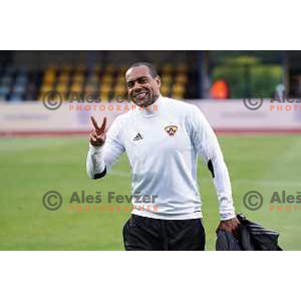 Marcos Tavares during Prva Liga Telekom Slovenije 2019/2020 football match between Domzale and Maribor in Domzale, Slovenia on June 7 , 2020