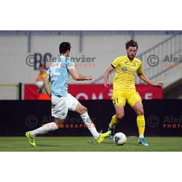 in action during Prva Liga Telekom Slovenije 2019/2020 football match between Domzale and Maribor in Domzale, Slovenia on June 7 , 2020