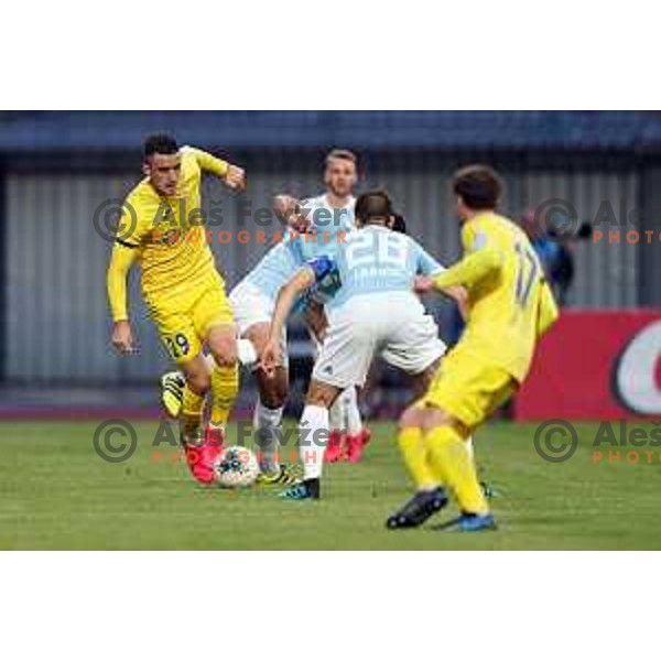 in action during Prva Liga Telekom Slovenije 2019/2020 football match between Domzale and Maribor in Domzale, Slovenia on June 7 , 2020