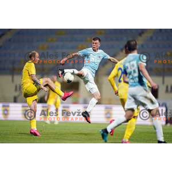 Senijad Ibricic in action during Prva Liga Telekom Slovenije 2019/2020 football match between Domzale and Maribor in Domzale, Slovenia on June 7 , 2020