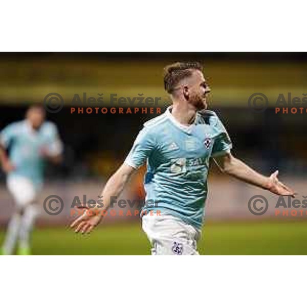 Rudi Pozeg Vancas in action during Prva Liga Telekom Slovenije 2019/2020 football match between Domzale and Maribor in Domzale, Slovenia on June 7 , 2020