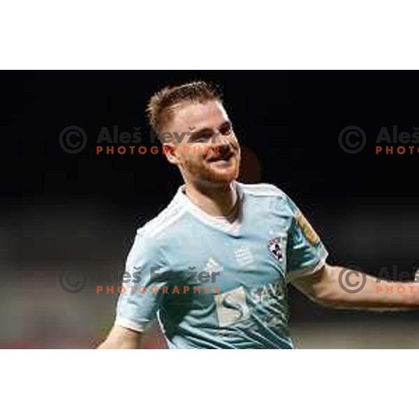 Rudi Pozeg Vancas in action during Prva Liga Telekom Slovenije 2019/2020 football match between Domzale and Maribor in Domzale, Slovenia on June 7 , 2020
