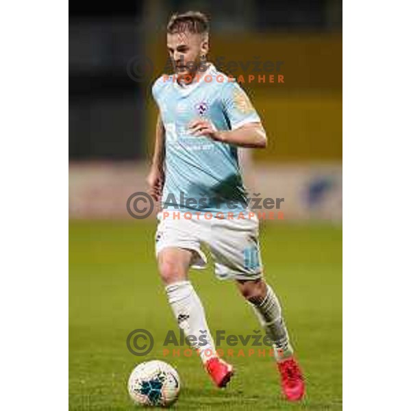 Rudi Pozeg Vancas in action during Prva Liga Telekom Slovenije 2019/2020 football match between Domzale and Maribor in Domzale, Slovenia on June 7 , 2020
