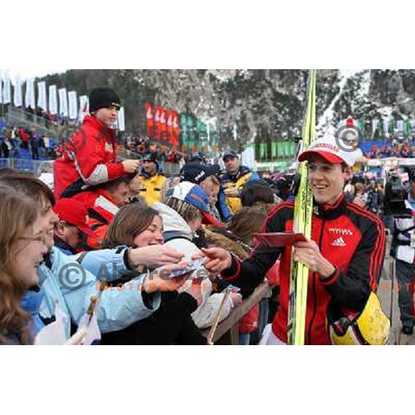 Andreas Keuttel (SUI) at e.on Ruhrgas FIS World Cup Ski jumping competition on 215 meters Flying Hill in Planica (Slovenia) on 14.3.2008. Photo by Ales Fevzer 