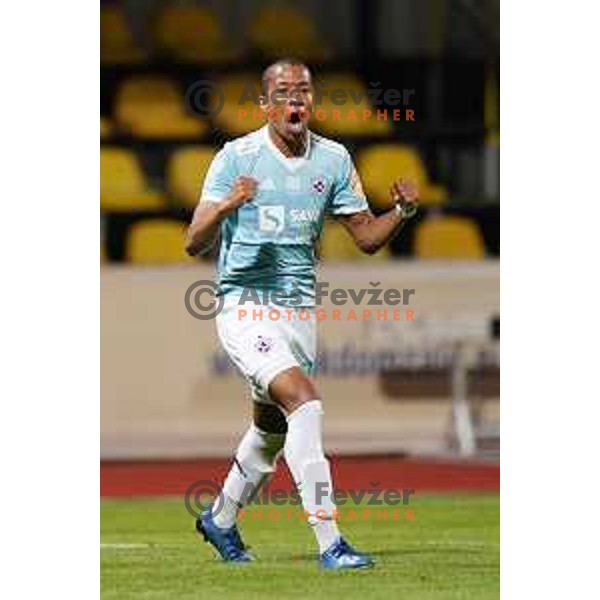 in action during Prva Liga Telekom Slovenije 2019/2020 football match between Domzale and Maribor in Domzale, Slovenia on June 7 , 2020