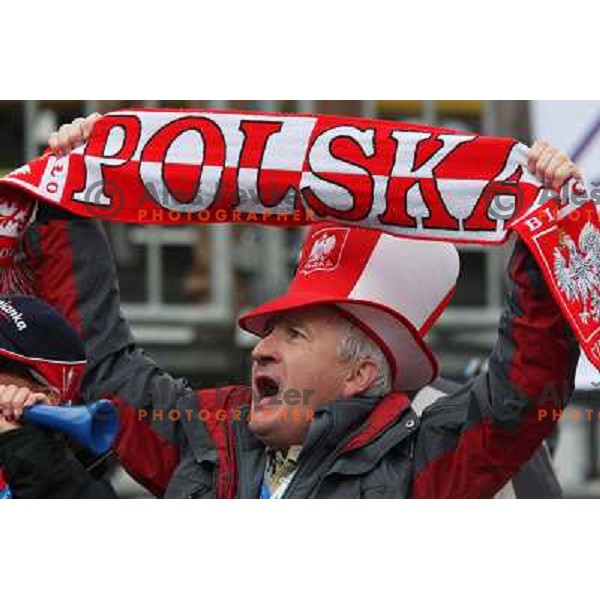 Fan of Adam Malysz (POL) at e.on Ruhrgas FIS World Cup Ski jumping competition on 215 meters Flying Hill in Planica (Slovenia) on 14.3.2008. Photo by Ales Fevzer 