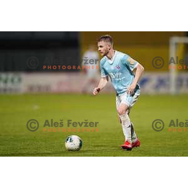 Rudi Pozeg Vancas in action during Prva Liga Telekom Slovenije 2019/2020 football match between Domzale and Maribor in Domzale, Slovenia on June 7 , 2020