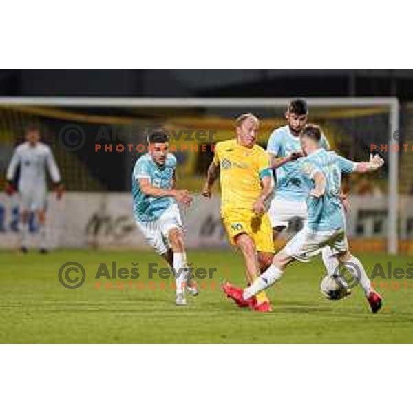 Rudi Pozeg Vancas in action during Prva Liga Telekom Slovenije 2019/2020 football match between Domzale and Maribor in Domzale, Slovenia on June 7 , 2020