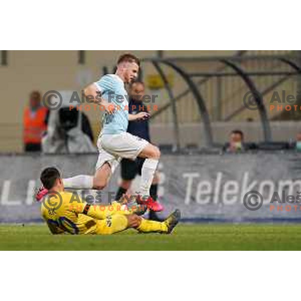 Rudi Pozeg Vancas in action during Prva Liga Telekom Slovenije 2019/2020 football match between Domzale and Maribor in Domzale, Slovenia on June 7 , 2020