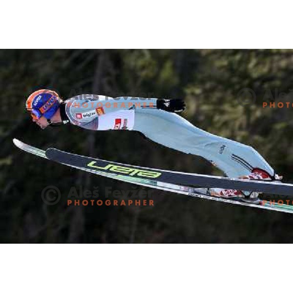 Jre Bogataj (SLO) at e.on Ruhrgas FIS World Cup Ski jumping competition on 215 meters Flying Hill in Planica (Slovenia) on 14.3.2008. Photo by Ales Fevzer 
