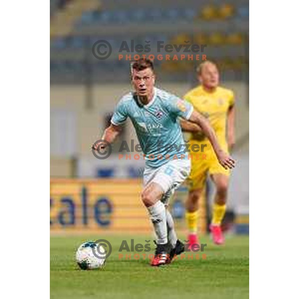 in action during Prva Liga Telekom Slovenije 2019/2020 football match between Domzale and Maribor in Domzale, Slovenia on June 7 , 2020