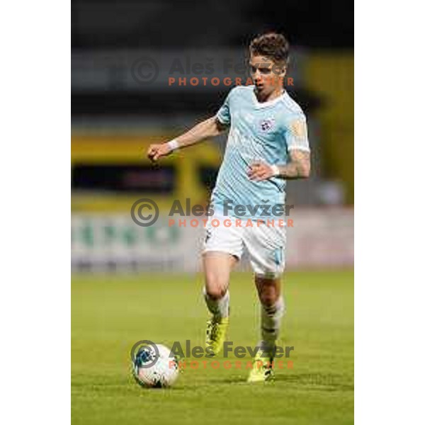 Luka Zahovic in action during Prva Liga Telekom Slovenije 2019/2020 football match between Domzale and Maribor in Domzale, Slovenia on June 7 , 2020