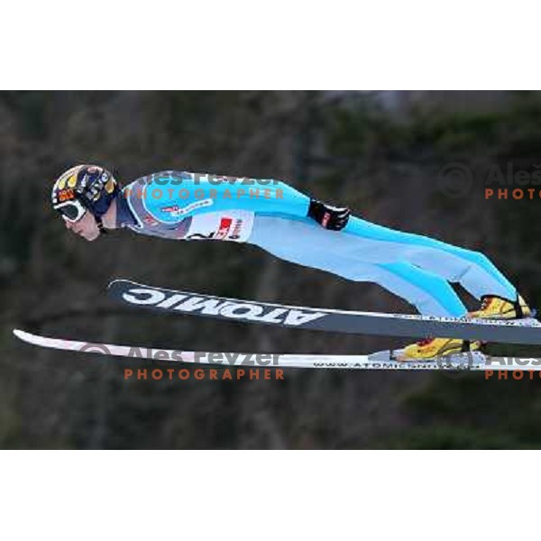 Matti Hautamaeki (FIN) at e.on Ruhrgas FIS World Cup Ski jumping competition on 215 meters Flying Hill in Planica (Slovenia) on 14.3.2008. Photo by Ales Fevzer 
