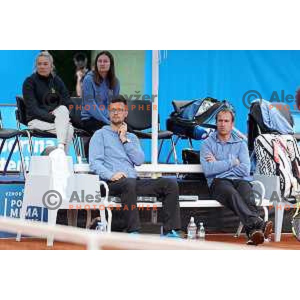 inaugural Mima Cup tennis match between best Slovenian players in RCU, Lukovica, Slovenia on June 8 , 2020