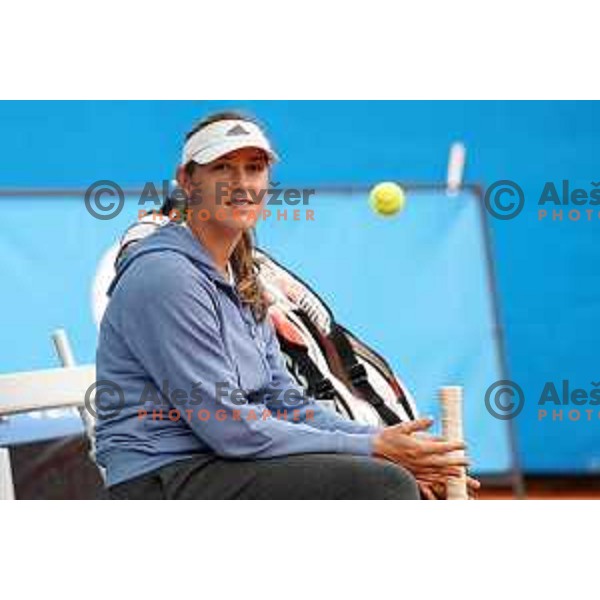 Kaja Juvan inaugural Mima Cup tennis match between best Slovenian players in RCU, Lukovica, Slovenia on June 8 , 2020