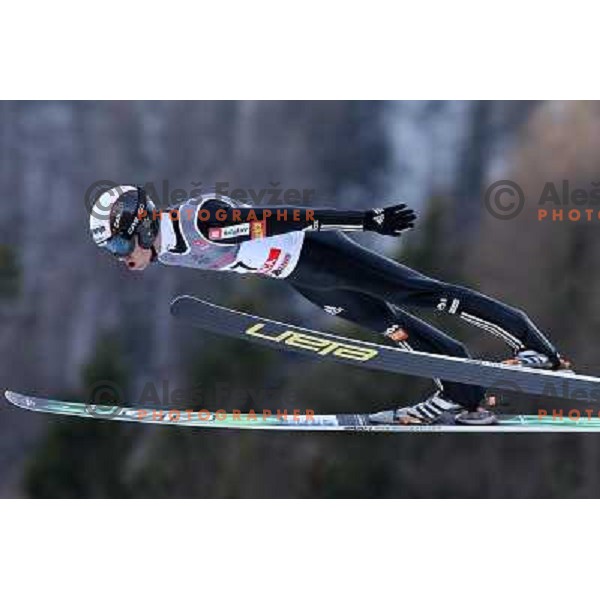 Jernej Damjan (SLO) at e.on Ruhrgas FIS World Cup Ski jumping competition on 215 meters Flying Hill in Planica (Slovenia) on 14.3.2008. Photo by Ales Fevzer 