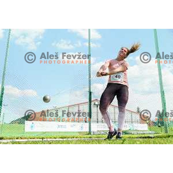 Barbara Spiler competes at athletics meeting in Slovenska Bistrica, Slovenia on June 13 , 2020