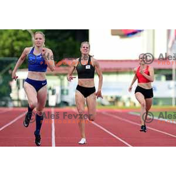 Agata Zupin competes at athletics meeting in Slovenska Bistrica, Slovenia on June 13 , 2020
