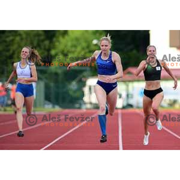 Agata Zupin competes at athletics meeting in Slovenska Bistrica, Slovenia on June 13 , 2020