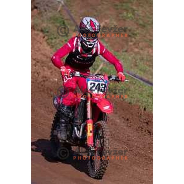 Tim Gajser racing in Motocross MX for National Championship in Stranska vas, Semic Slovenia on June 14 , 2020