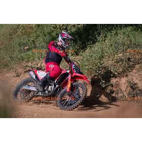 Tim Gajser racing in Motocross MX for National Championship in Stranska vas, Semic Slovenia on June 14 , 2020