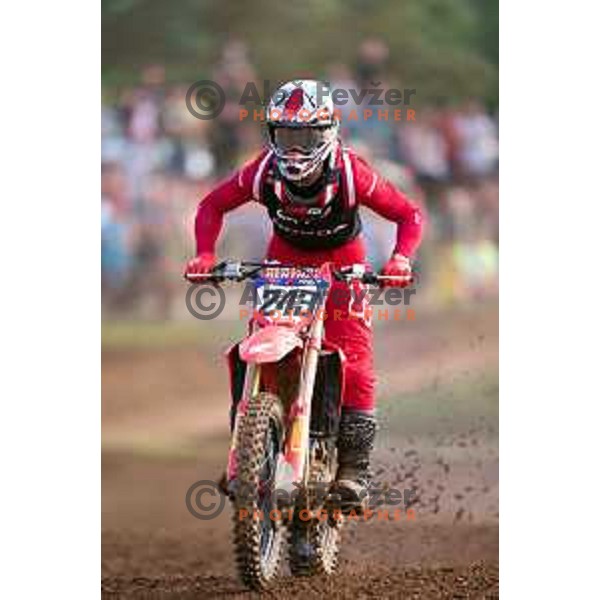 Tim Gajser racing in Motocross MX for National Championship in Stranska vas, Semic Slovenia on June 14 , 2020